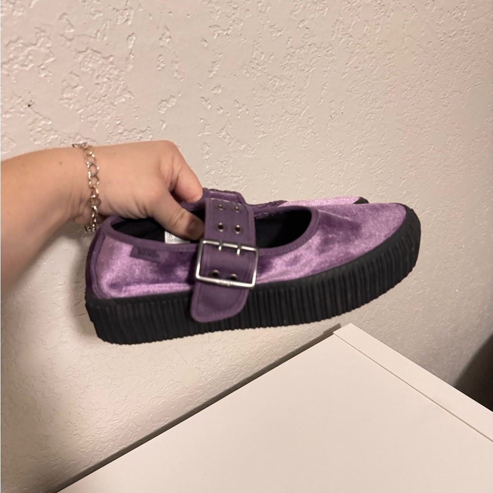 Vans mary Jane creepers Lavender Platform Shoes - Picture 5 of 6